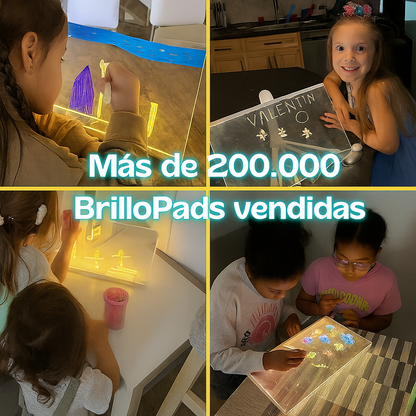 BrilloPad™ Pizarra luminosa LED
